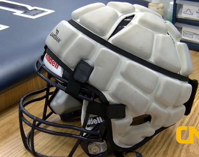 White-Football-Helmet